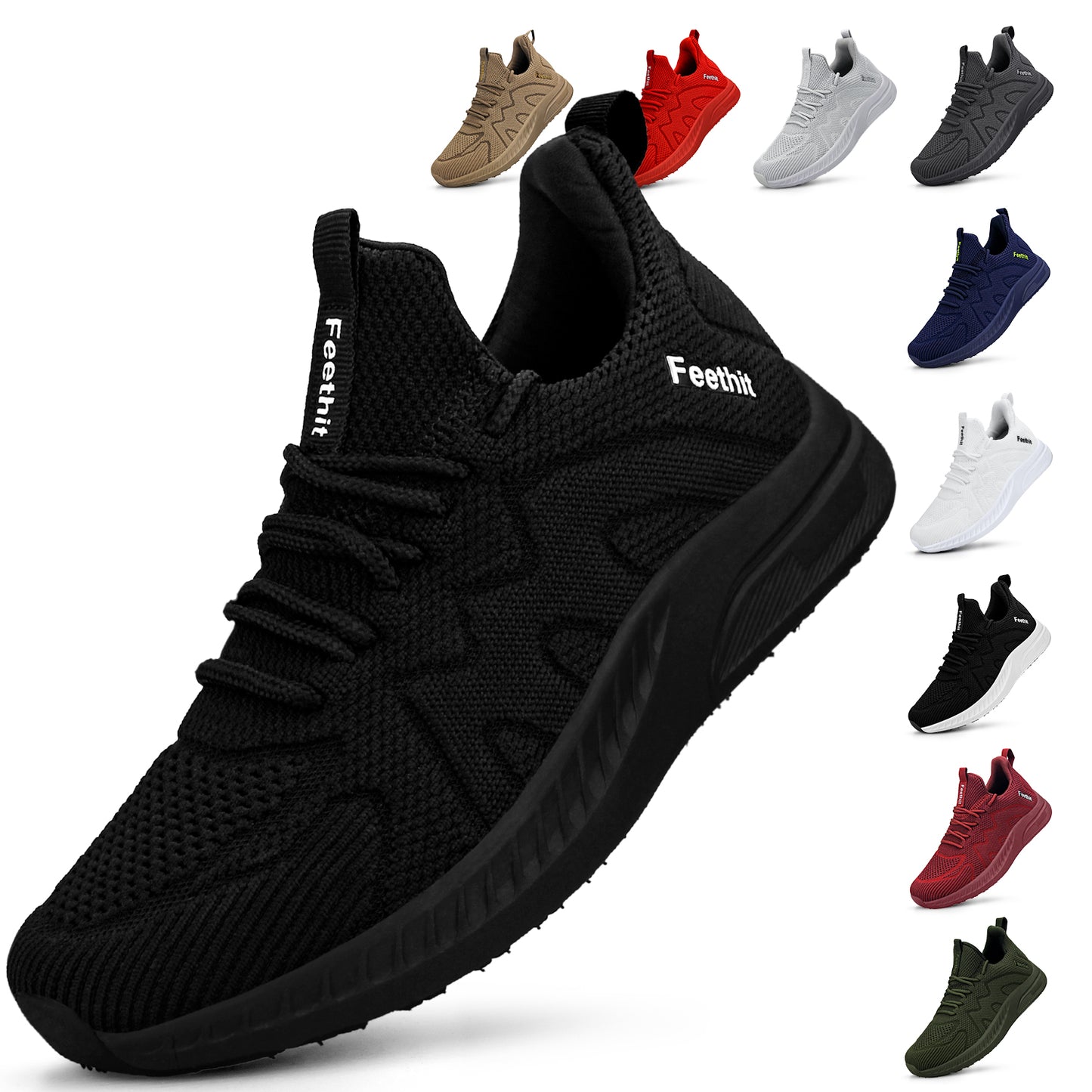 FEETHIT Womens Walking Tennis Shoes