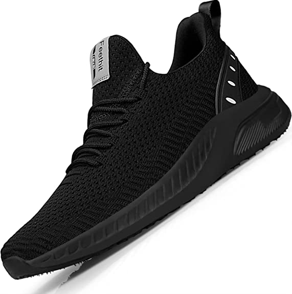 FEETHIT Men Breathable Mesh Walking Sneaker