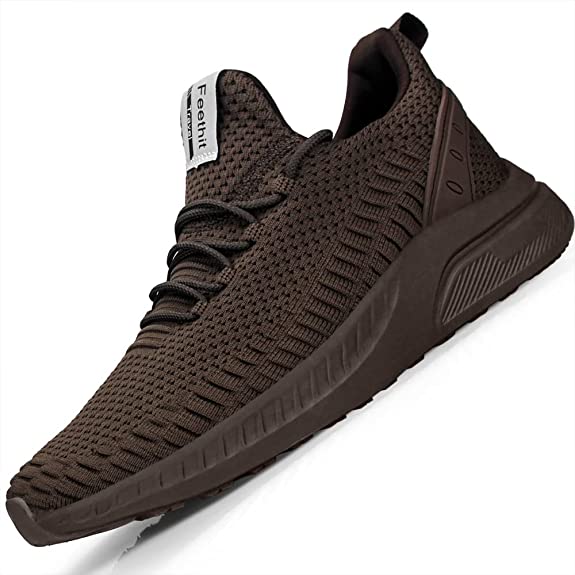 FEETHIT Men Breathable Mesh Walking Sneaker