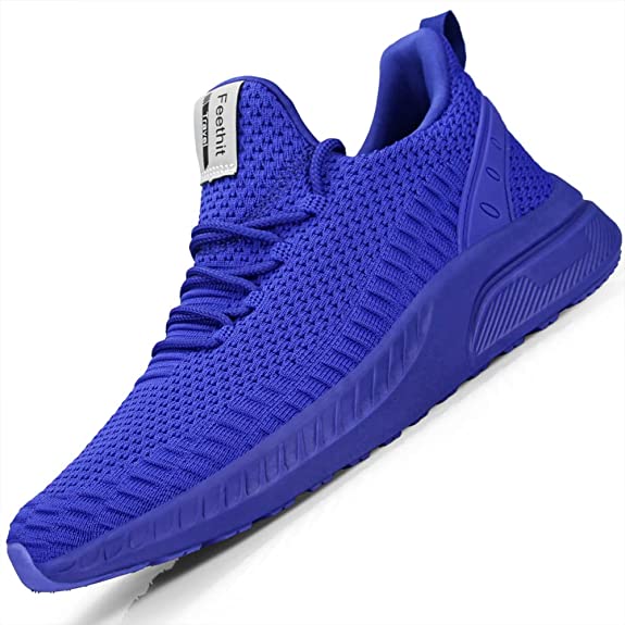 FEETHIT Men Breathable Mesh Walking Sneaker