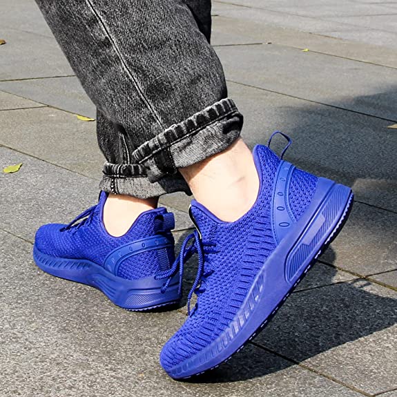 FEETHIT Men Breathable Mesh Walking Sneaker