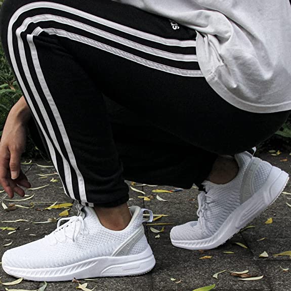 FEETHIT Men Breathable Mesh Walking Sneaker