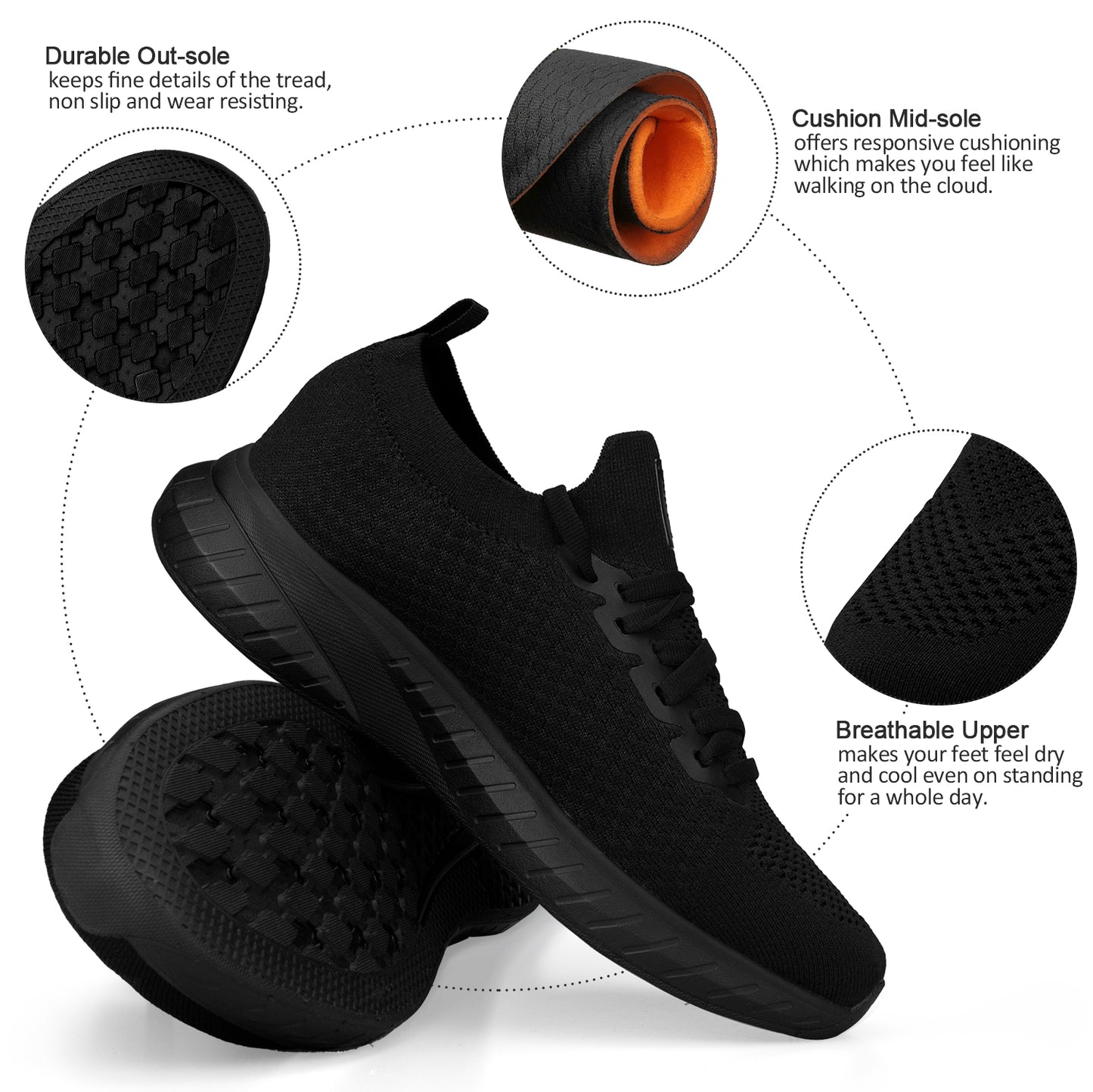 FEETIHIT-Puweco Men's Orthopedic Comfort Walking Shoes