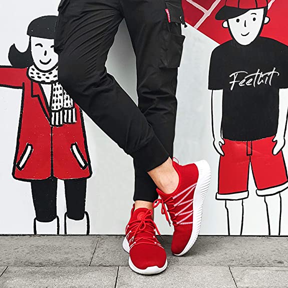 FEETHIT Mens Classic Walking Sneaker